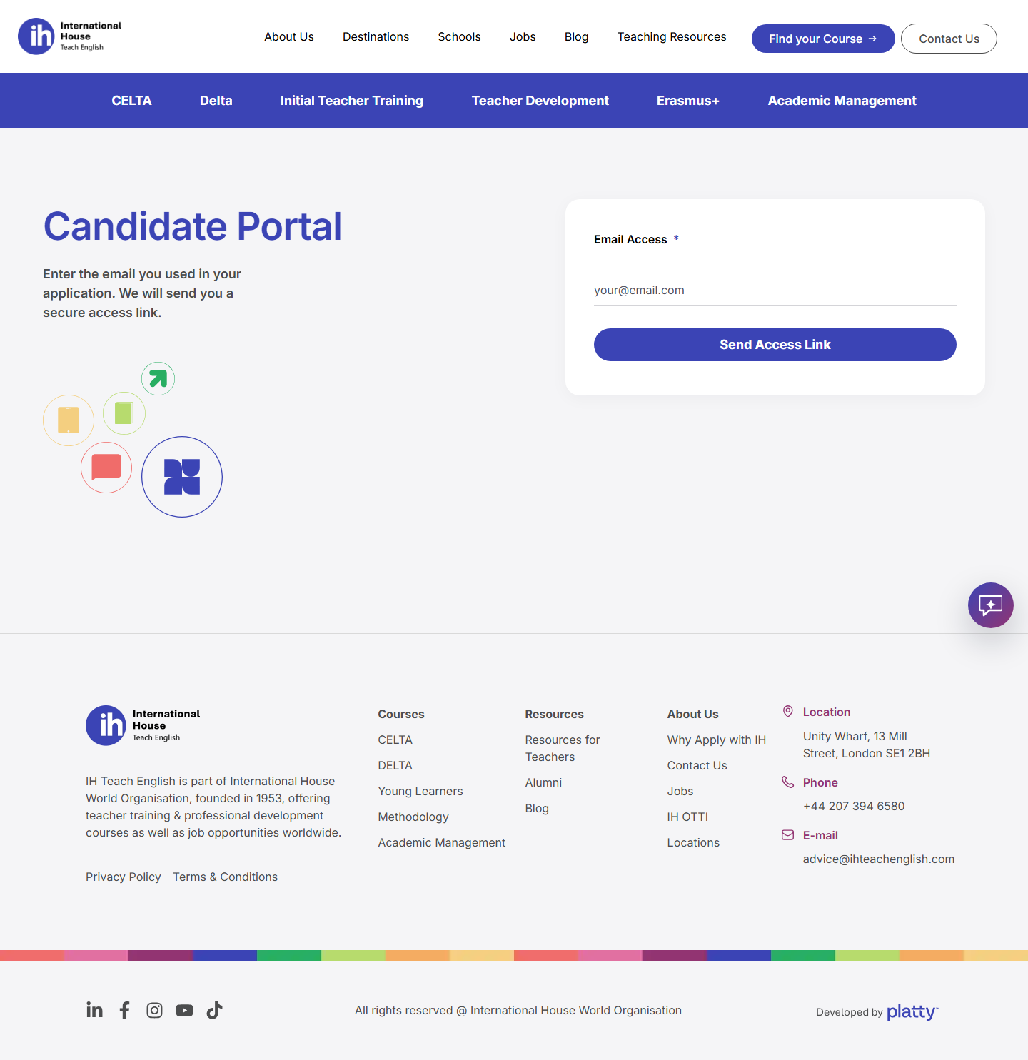Portal do candidato